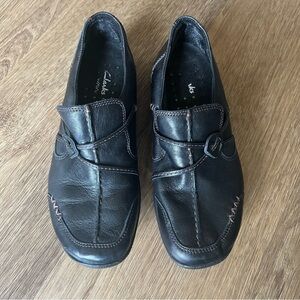 Clarks Wave leather walking shoe, size 6M